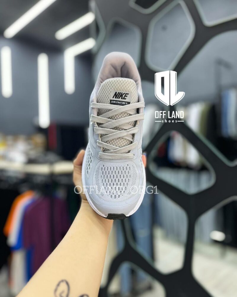 کفش مردانه نایک زوم طوسی سفید nike zoom