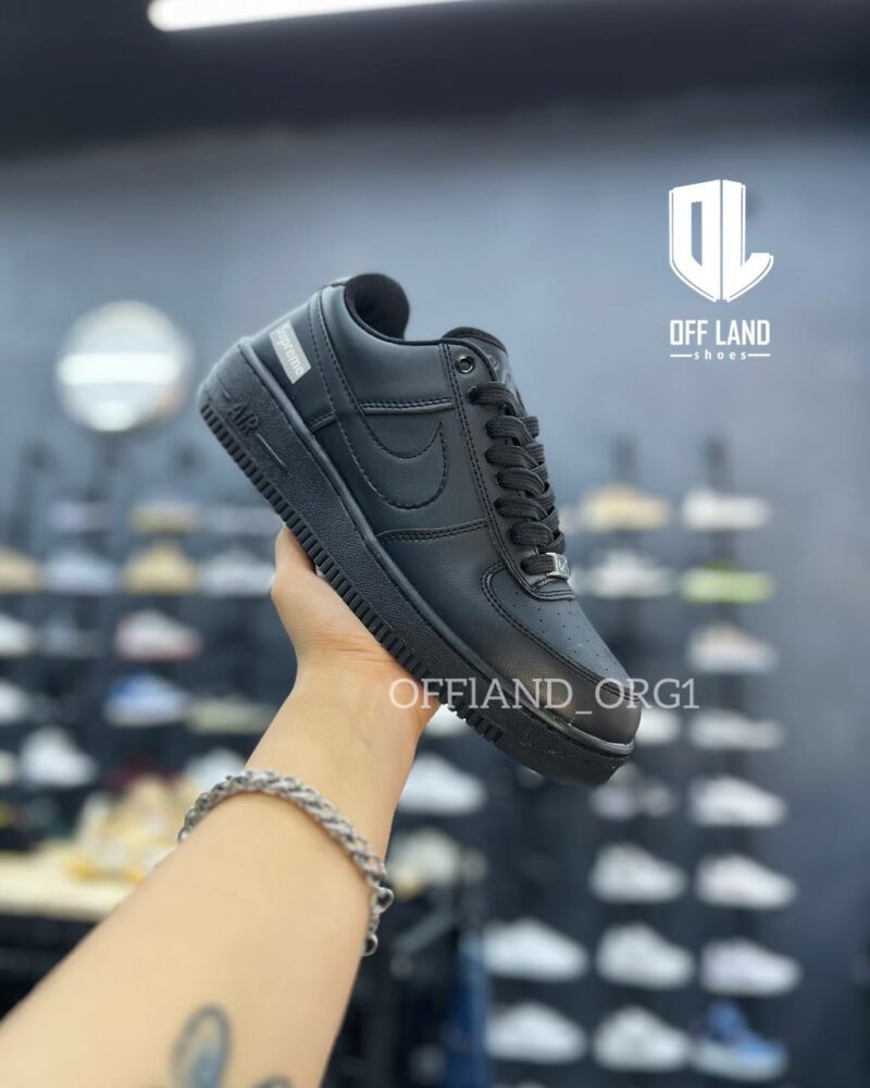 کفش مردانه نایک ایرفورس 1 سوپریم مشکی nike air force supreme