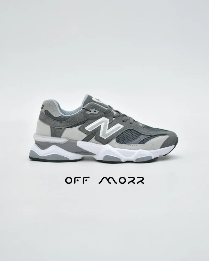 کفش نیوبالانس 9060 طوسی سفید newbalance 9060