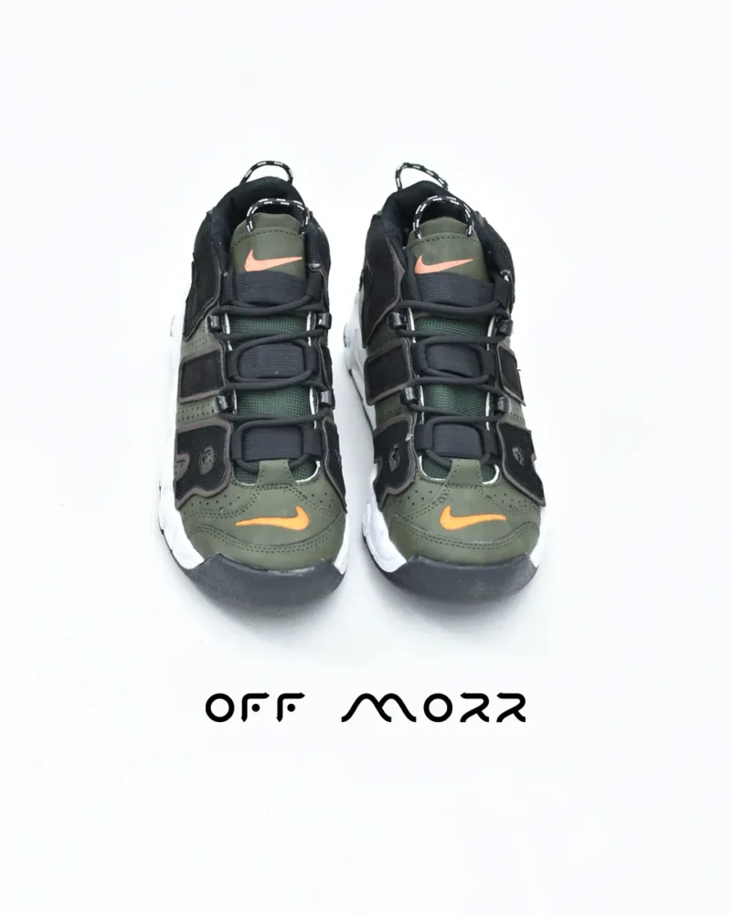 کفش نایک ایر آپ تمپو مشکی زیتونی nike air uptempo