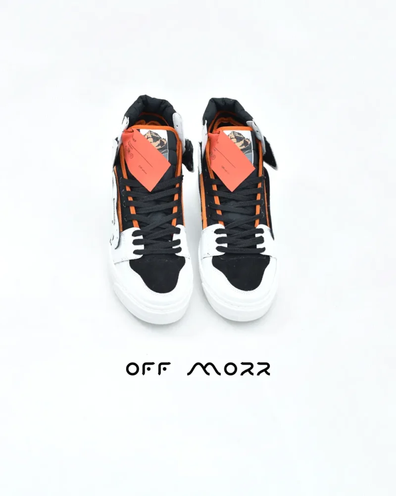 کفش آف وایت مشکی نارنجی off white