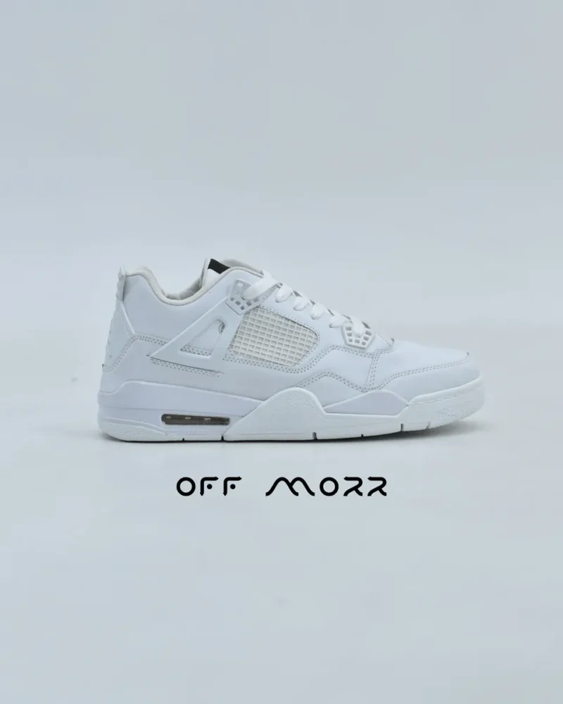 کفش روزمره نایک جردن 4 سفید nike air jordan 4