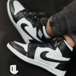 nike jordan 1 black white