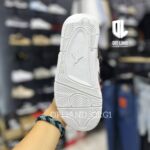 کفش روزمره زنانه نایک ایر جردن 4 سفید طوسی