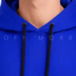 هودی ساده مچینست آبی