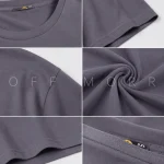 تیشرت سایز بزرگ ساده طوسی جک اند جونز